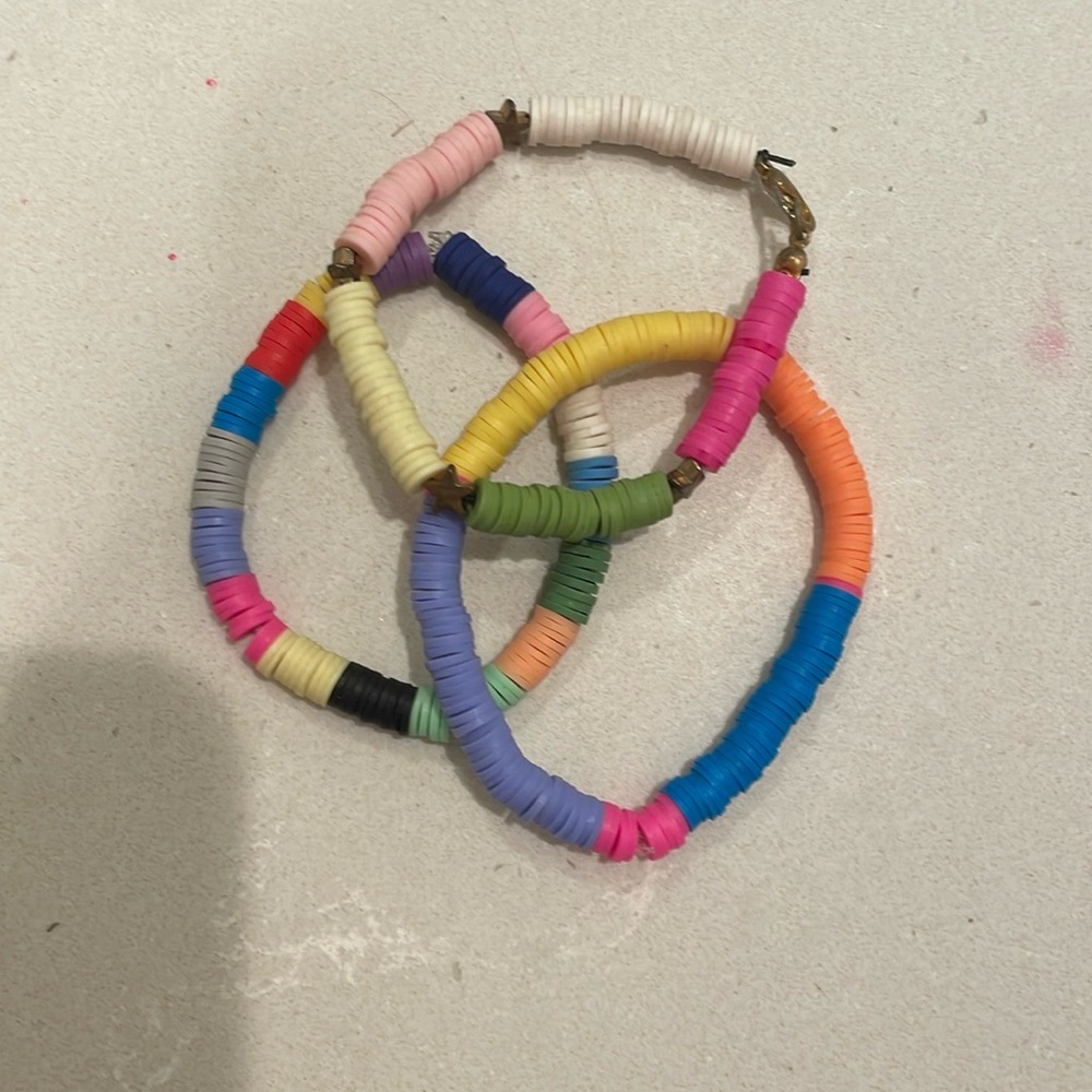 Three pack summer bracelets